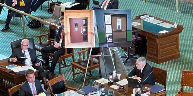 Texas state Sen. Roland Gutierrez, who represents Uvalde, questioning Texas Department of Public Safety Director Steven McCraw on Tuesday. 