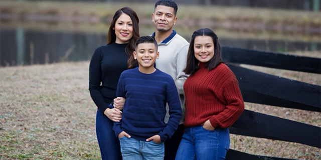 Yesli Vega and her family