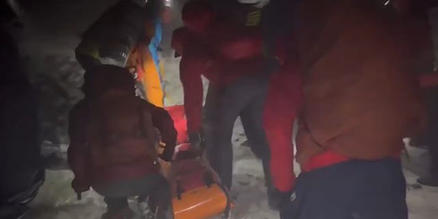 Rescuers said the conditions around the Gulfside Trail near Mount Clay in New Hampshire were treacherous, with 80 mph wind gusts, freezing temperatures and driving snow, officials said.