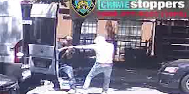 A delivery driver robbed in broad daylight in Harlem. 