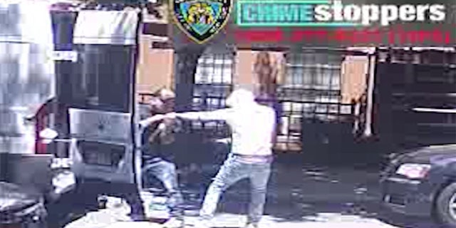 A delivery driver robbed in broad daylight in Harlem.