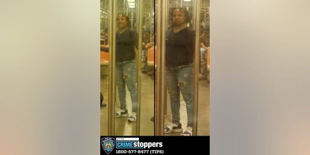 The New York Police Department said a woman made anti-Asian statements at some subway passengers and bite a man in the back over the weekend.