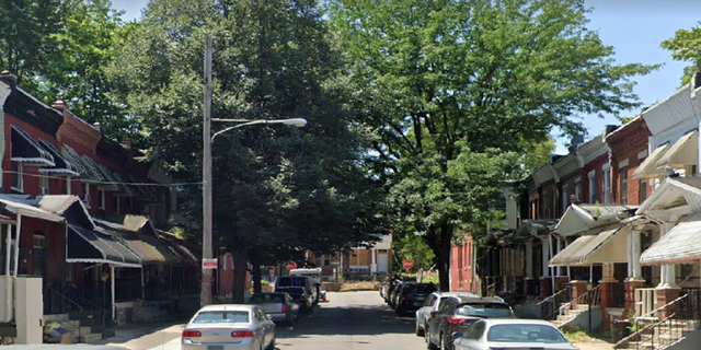 The street in North Philadelphia, Pennsylvania where the shooting happened.