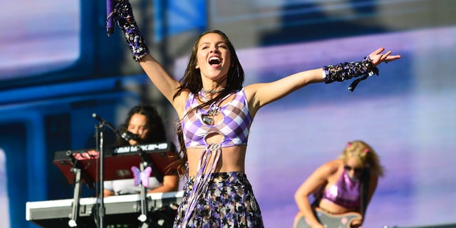 Rodrigo topped Spotify's year-end charts with her song, "driver's license" from her debut studio album, Sour, which earned the most-streamed title with more than 1.1billion listens in 12 months.Her breakup anthem became a cult classic last summer and even inspired a sketch in Saturday Night Live where Pete Davidson and Bowen Yang belted out the hit while playing pool.