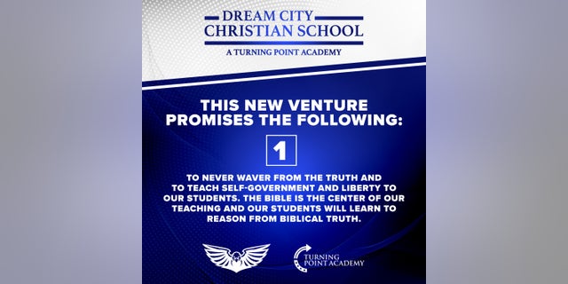 Charlie Kirk is launching Turning Point Academy – the first of what will be a network of private schools focused on a "classic, pro-American" curriculum.