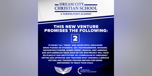 Kirk says Dream City Christian will be the first of what will be a network of private schools across the nation.