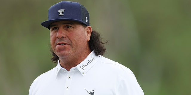 Pat Perez watches during a practice round of the LIV Golf Invitational - Portland at Pumpkin Ridge Golf Club on June 28, 2022, in North Plains, Oregon.