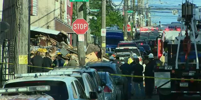 A Philadelphia firefighter died in a building collapse Saturday, June 18, 2022.