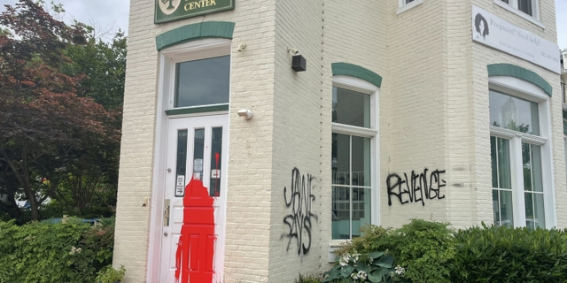 The Capitol Hill Pregnancy Center has been one of many pregnancy help organizations in the U.S. to have been targeted for vandalism since the Dobbs leak. 