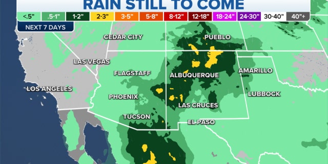 Rain to come for the western U.S.