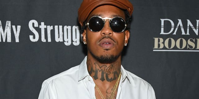 Rapper Trouble attends "My Struggle" Atlanta movie premiere at Riverside EpiCenter on September 22, 2021 in Austell, Georgia.