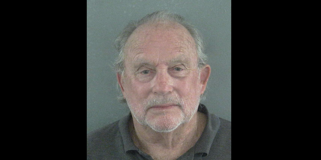 Richard Randell following his arrest at The Villages, Florida, in late April.
