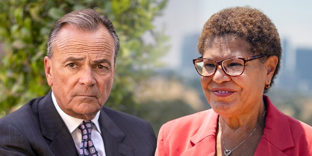 Rick Caruso and Karen Bass are competing to become mayor of Los Angeles.