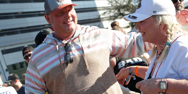 Former Major League Baseball player Roger Clemens enjoys himself with fans during The Innings Festival 2022 at Tempe Beach Park on February 26, 2022 in Tempe, Arizona.