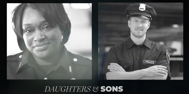 A screenshot from a State Government Leadership Foundation digital ad highlighting conservative politicians' support for police. Republicans appear poised to highlight law and order issues on the state level ahead of the midterms. (SGLF/Screenshot) 