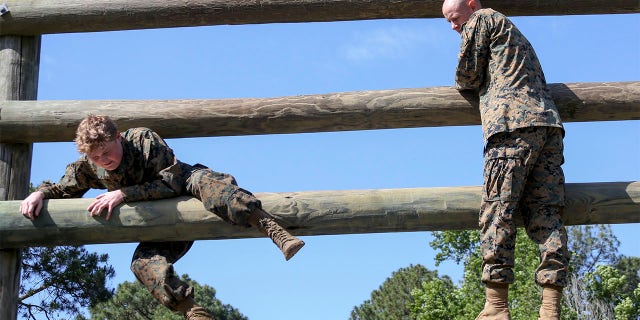 "It was physically pretty hard," Sam said of boot camp. "There was a lot of different stuff we had to do that I sometimes couldn’t do. But it was still fun."