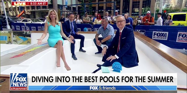 "Fox and Friends" premieres the world's first 3D-printed fiberglass pool on June 29, 2022.