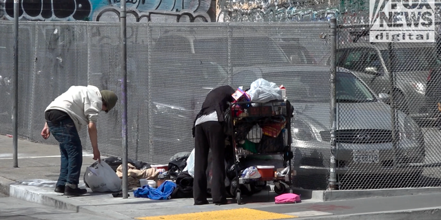 Fentanyl is a popular street drug that causes users to concentrate when stopped, which is called the 'fentanyl fold'.  (Fox News Digital/John Michael Rush)