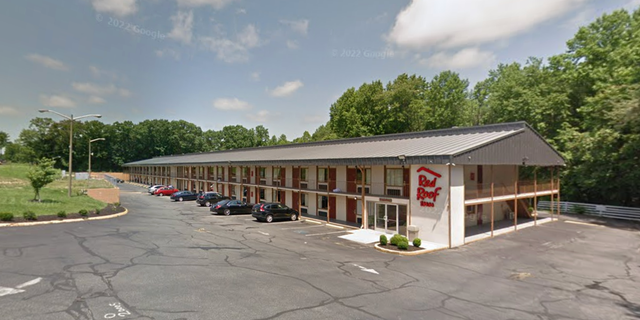 Pearson is accused of shooting and killing a man in the parking lot of a Red Roof Inn on Sunday morning.