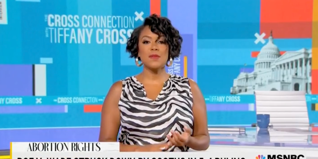 During her latest show, MSNBC host Tiffany Cross slammed the SCOTUS decision which overturned Roe v. Wade.