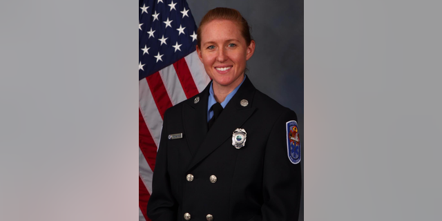 Alicia Monahan, 41, died while instructing a swift water training course in North Carolina on Saturday. 