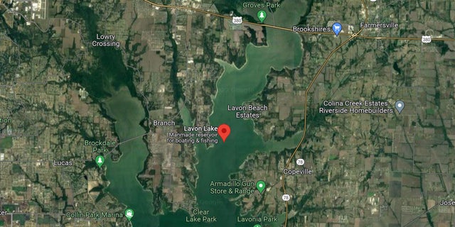 Lake Lavon is located approximately 40 miles northeast of Dallas, Texas. 