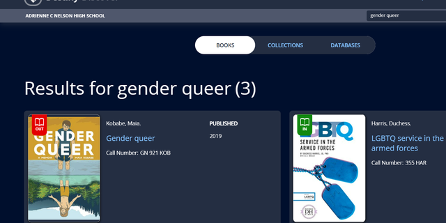 'Gender Queer' book in Oregon schools.