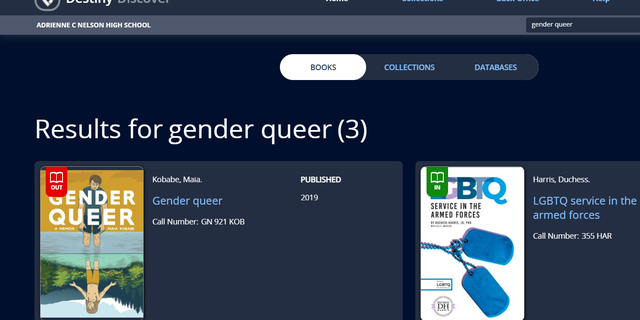 'Gender Queer' book in Oregon schools.