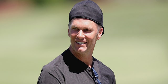 Tom Brady terlihat selama tur latihan di Wynn Golf Club pada 31 Mei 2022, di Las Vegas, Nevada.