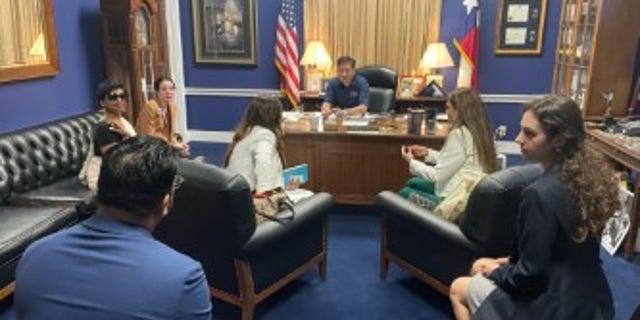 IRF Summit’s "Congressional Advocacy Day" saw over 50 meetings take place between religious freedom advocates and persecution survivors with members of Congress, like this meeting with Texas representative Michael McCaul.