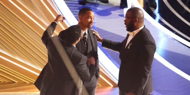Tyler Perry clarified that he wasn't comforting Will Smith at the Oscars following the now infamous slap.