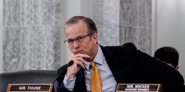 Sen. John Thune, R-S.D., accused Democrats of using a "cynical ploy" on amendment votes during the Senate's marathon "vote-a-rama" this weekend. 