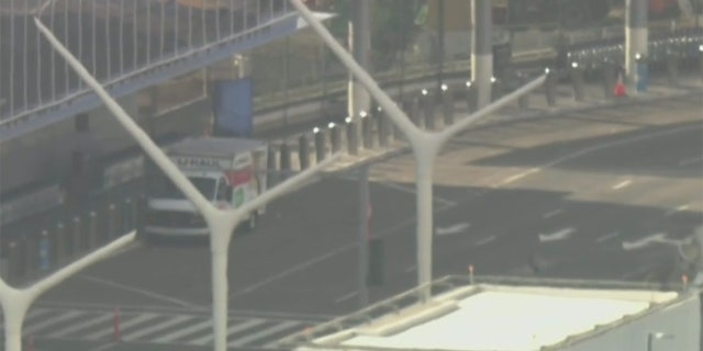 A "suspicious" vehicle at Los Angeles International Airport