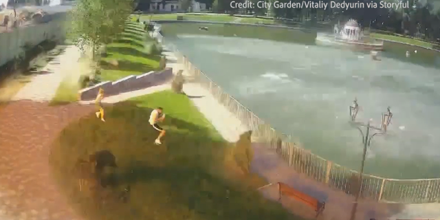 Ukraine mall airstrike: Stunning video shows debris raining from sky as locals seek cover