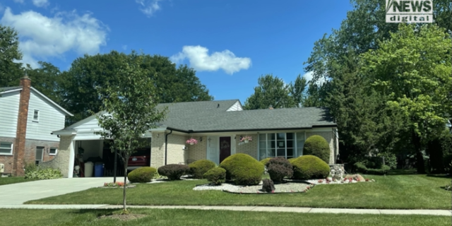 The Livonia, Michigan, home where Kaitlin Armstrong's mother lives. 