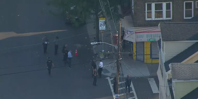 A shooting in Newark, New Jersey on Thursday evening left nine people injured.