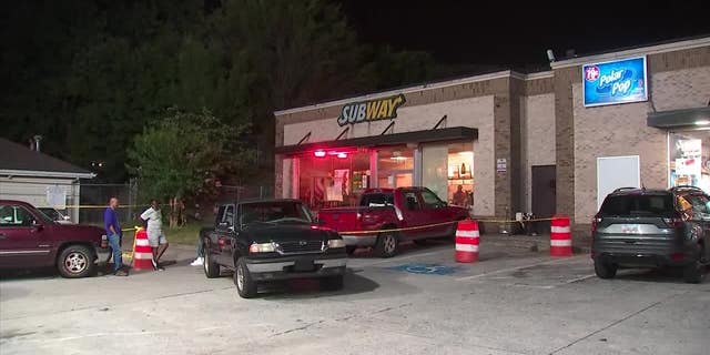 One Subway employee was killed and another wounded after a customer opened fire during an argument over mayonnaise, local reports said.