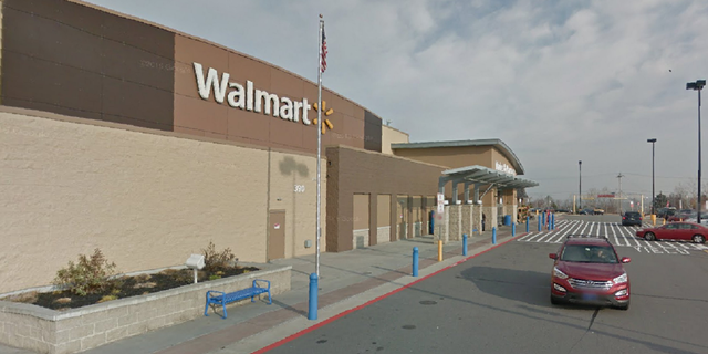The Walmart in Pittston Township, Pennsylvania, where the shooting unfolded.