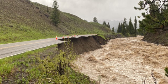 Flooding in Yellowstone National Park