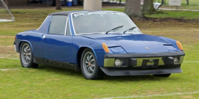 The 914 was repainted and mechanically restored. 