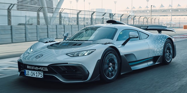The Mercedes-AMG One features a carbon fiber monocoque chassis and suspension.