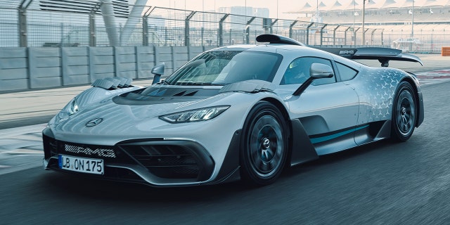 The Mercedes-AMG One features a carbon fiber monocoque chassis and suspension.