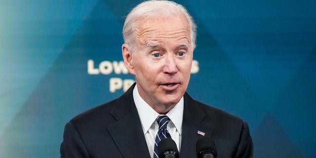 U.S. President Joe Biden speaks about gas prices in the South Court Auditorium at the White House campus on June 22, 2022 in Washington, DC.