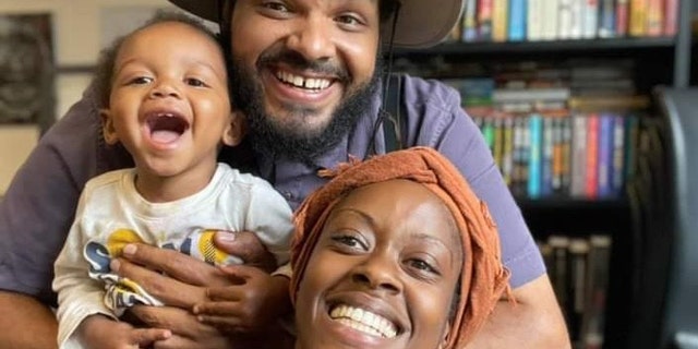 Co-founders Kaila Boulware Sykes, Raymond Sykes, and their 2-year-old son Truth Imanu’el Sykes.