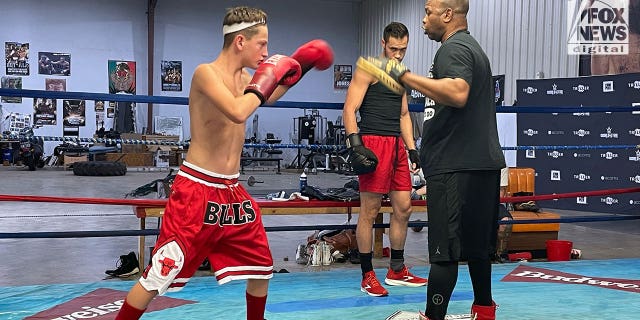 Boxing legend Roy Jones Jr. works with aspiring fighters at his gym in Pensacola, Florida. Jones hopes to help WNBA star Brittney Griner who is detained in Russia.