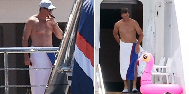NFL quarterback Tom Brady was spotted vacationing in Portofino, Italy.