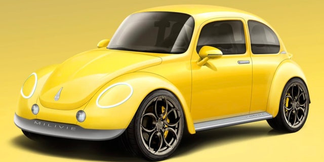 The Milivié 1is a modernized version of the VW Beetle.