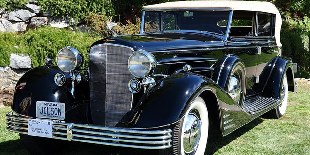 This 1933 Cadillac V-16 was owned by Al Jolson. 