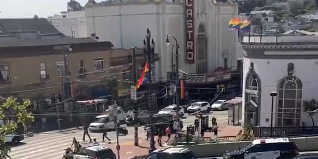 San Francisco police investigating a shooting at the Castro train station.