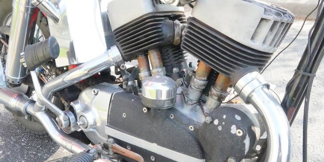 The Model K has its original V-Twin engine.